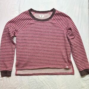 Volcom women’s crewneck sweatshirt striped